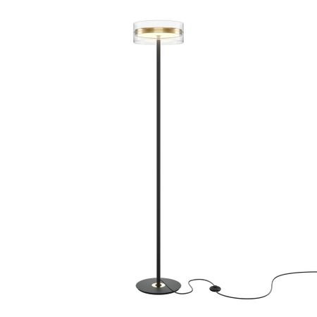 Торшер светодиодный Maytoni 24 Вт черный 3000К IP20 (MOD348FL-L24BBS3K) лимонно оранжевый светодиодный гирлянда 2 метра