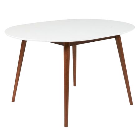 Стол кухонный раздвижной круглый d1 м белый/коричневый Bosco (13997) кара брукинс дом который построил семью