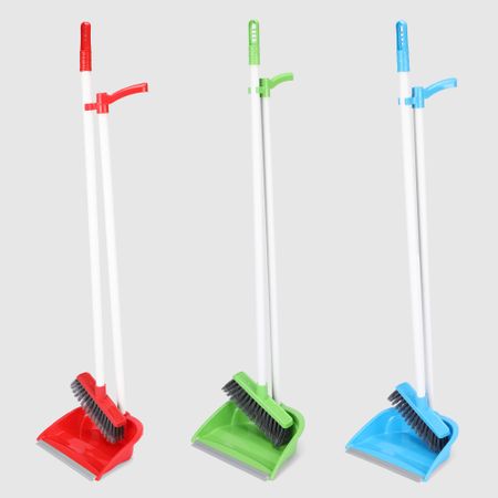 Комплект Urve Plastik щетка и совок с длинной ручкой 95х26х21 см в ассортименте