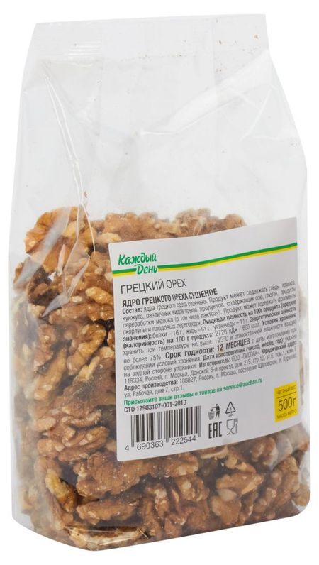 Грецкий орех Каждый день, 500 г