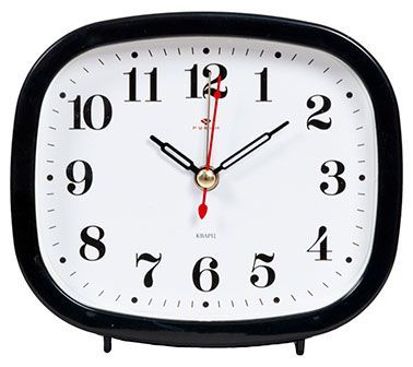 Настольные часы РУБИН черные