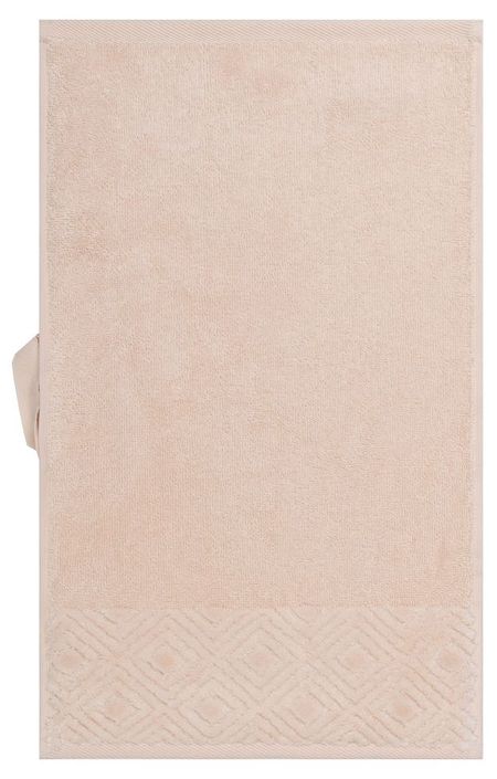 Полотенце махровое Actuel бежевое, 30х50 см