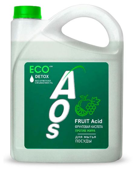 Средство для мытья посуды Aos с фруктовыми кислотами, 4,8 кг вадим коржевский отблеск сущего православное учение о человеке коржевский