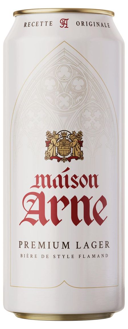 Пиво светлое Maison Arne Lager 4,8%, 430 мл
