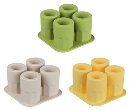 Форма силиконовая для льда Vette Рюмка 4 ячейки 12,5х12,5х7см, в ассортименте