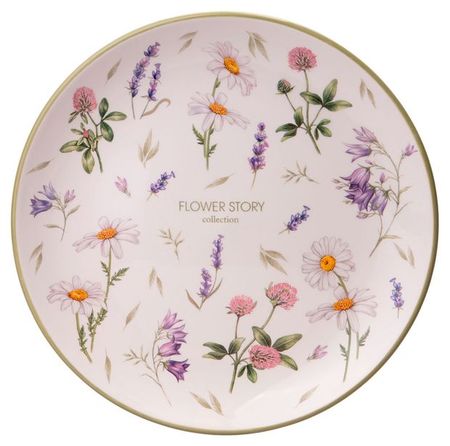 Тарелка обеденная Agness Flower Story, 26 см