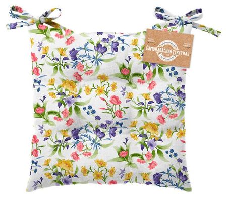 Подушка для стула Самойловский Текстиль Соцветие, 40х40 см