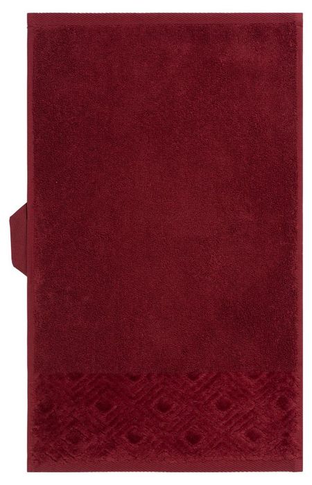 Полотенце махровое Actuel красное, 30х50 см