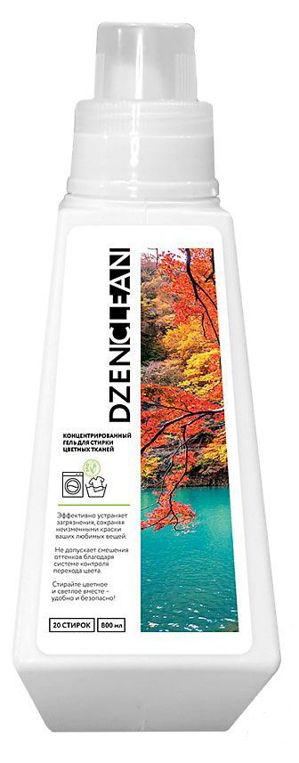 Гель для стирки концентрированный DzenClean для цветных тканей, 920 мл