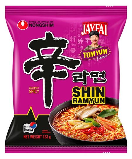 Лапша быстрого приготовления Nongshim Шин Рамен Том Ям Корея, 123 г