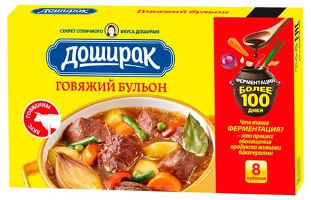 Бульон Доширак говяжий, 80 г