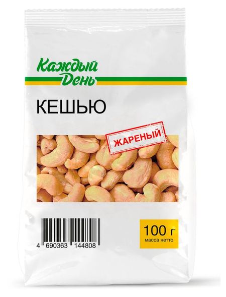 Кешью Каждый День жареный, 100 г
