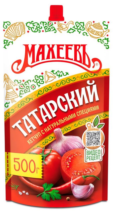 Кетчуп томатный МАХЕЕВЪ Татарский, 500 г