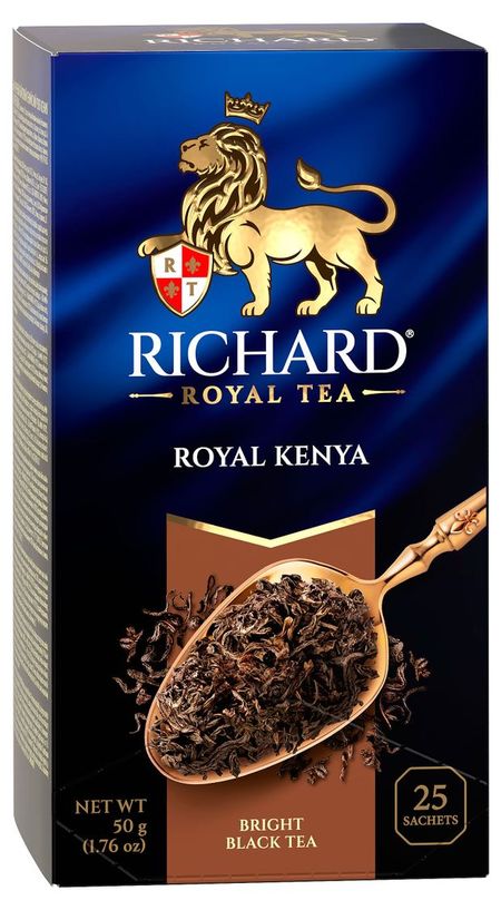 Чай черный Richard Royal Kenya в пакетиках, 25х2 г