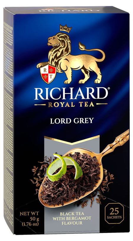 Чай черный Richard Lord Grey в пакетиках, 25х2 г alan lee lord of the rings sketchbook the