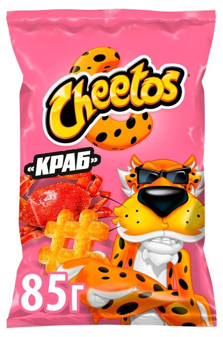 Снеки кукурузные Cheetos Краб, 85 г