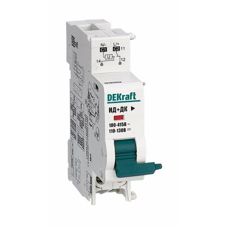Расцепитель Dekraft НД-101 независимый 220 В тип AC/DC для автоматического выключателя ВА-101 (18102DEK)