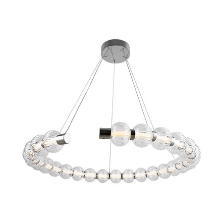 Светильник светодиодный подвесной Maytoni Amulet 4000К 30 Вт 18 кв.м хром IP20 (MOD555PL-L30CH4K) чехлы для автомобильных ключей с героями мультфильмов для chery tiggo 7 pro 8 4 3 2 5x amulet fora qq arrizo fulwin t11 a1 a3 a5 аксессуары с мультяшным корпусом