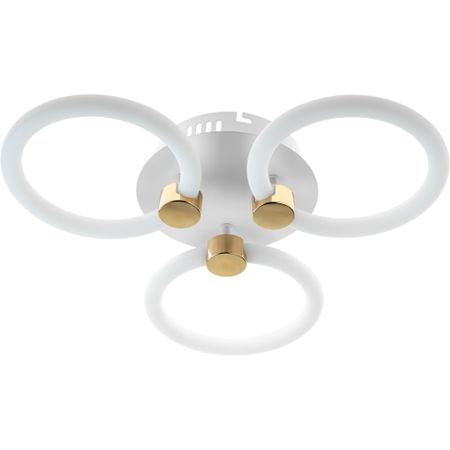 Светильник светодиодный накладной Ritter Ottimo 2700-6400К 66 Вт 30 кв.м белый IP20 (51611 2) одно ный светодиодный диммер v1 t sage lu mei 20a 240вт 480вт