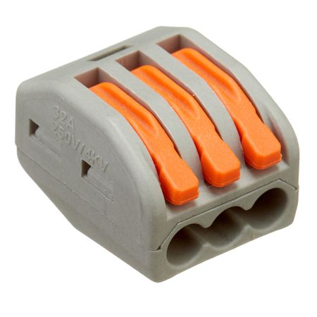 Клемма на 3 провода Stekker 0,08-(2,5)4 кв.мм с рычажками без пасты (50 шт.) (49827) лемма о невозможности