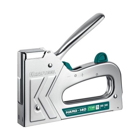 Степлер строительный для скоб Kraftool Extrem (3185) тип 140 стальной степлер 10 со скобами erichkrause