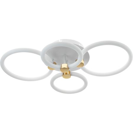 Светильник светодиодный накладной Ritter Ottimo 2700-6400К 100 Вт 45 кв.м белый IP20 (51612 9) одно ный светодиодный диммер v1 t sage lu mei 20a 240вт 480вт