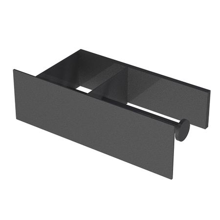 Держатель для туалетной бумаги Flow Skyline с полкой металл черный (Fl-sky-du26пр-ч) держатель наконечника газового диффузора 15ak mb15ak