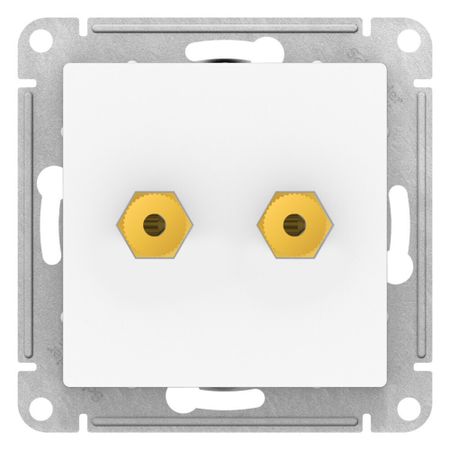 Розетка аудио Systeme Electric AtlasDesign встраиваемая лотос (ATN001387) каринэ степановна махмурян олимпиады по английскому языку для 9 11 кл практикум qr код для аудио подг к егэ и огэ