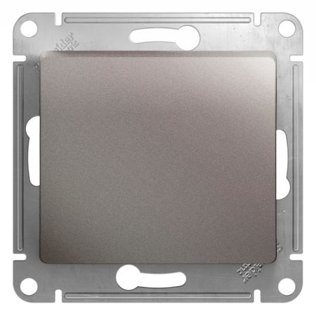 Переключатель Systeme Electric Glossa одноклавишный встраиваемый платина (GSL001261) переключатель 1 клавишный schneider electric glossa титан