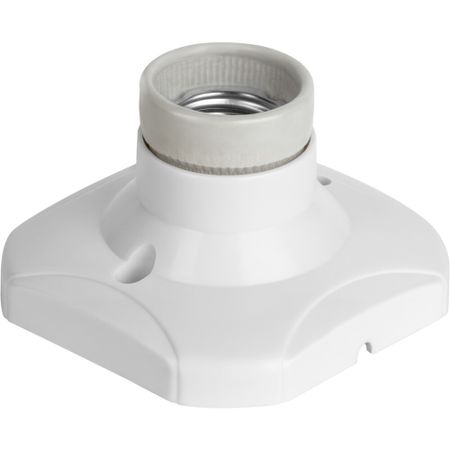 Патрон для лампы Е27 Duwi керамический 60 Вт IP20 белый (24618 3) керамический патрон для трубки gzc7 a 7 контактный