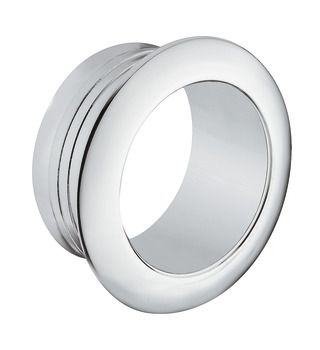 Hafele Розетка Push-Lock Mini,16мм, пластик, никелированная 229.09.600