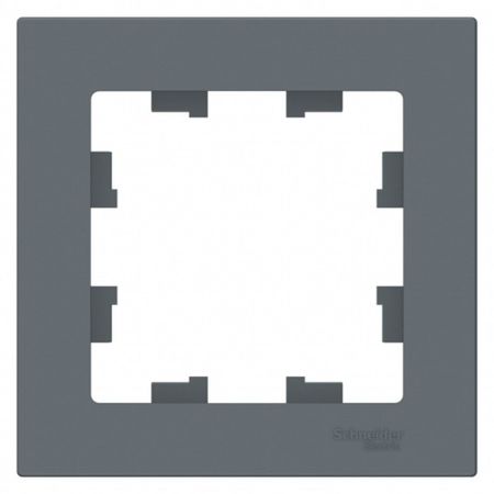 Рамка Systeme Electric AtlasDesign одноместная грифель (ATN000701)