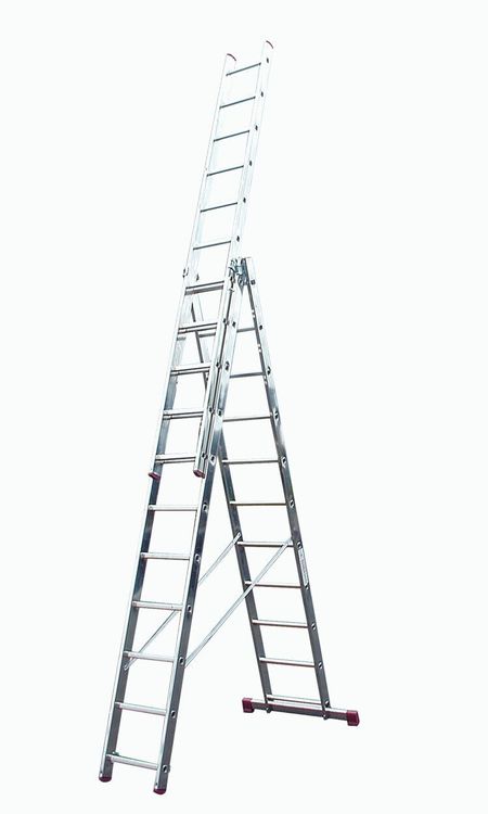 Лестница 3-х секционная универсальная 3х11 Krause Стандарт игорь алексеевич бобраков лестница леонардо да винчиё