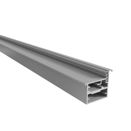 Коробка дверная скрытого монтажа Invisible 54х44х2400 мм универсальная серебро с петлями (2,5 шт.)