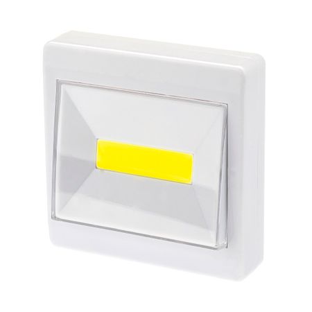 Фонарь пушлайт Rev светодиодный 1 LED 3 Вт на батарейках AAA пластик самоклеящийся (29103 9) trlife тактический фонарь белый 700w usb