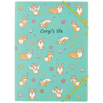 Папка на резинке «Corgi’s life», А5
