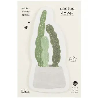 Самоклеящийся блок «Кактусы», 60 листов