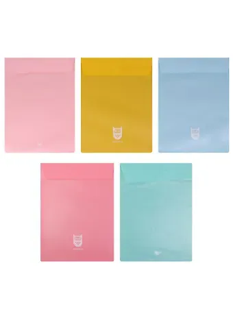 Папка-конверт А4 на кнопке, вертикальная