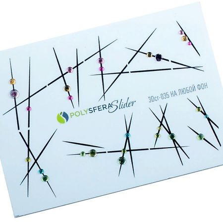 Слайдеры ПОЛИСФЕРА Слайдер дизайн для ногтей со стразами в стиле минимализм 035 курильницы htisok в греческом стиле