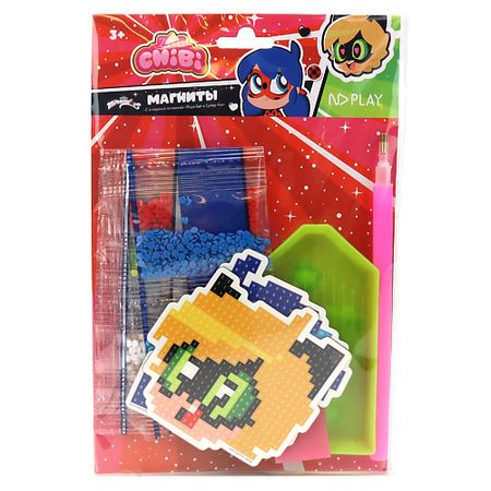 Набор для творчества ND PLAY Магниты с алмазной мозаикой «Леди Баг и Супер Кот» магниты на холодильник испания plaza