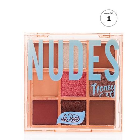 Тени для век LA ROSA Набор теней для век 9 цветов