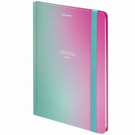 Блокнот BRAUBERG Блокнот А5 Градиент твердый винтажный блокнот a7 a6 a5 из искусственной