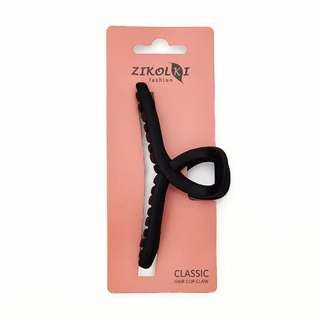 Заколка для волос ZIKOLKI STORE Заколка краб аксессуар для волос черный большой крабик большой ковёр из полиэстера