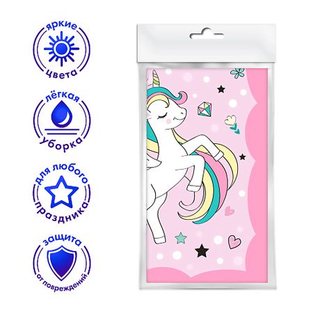 Скатерть ND PLAY Скатерть Единорог, 120х180 см рождественская скатерть navidad notal noel