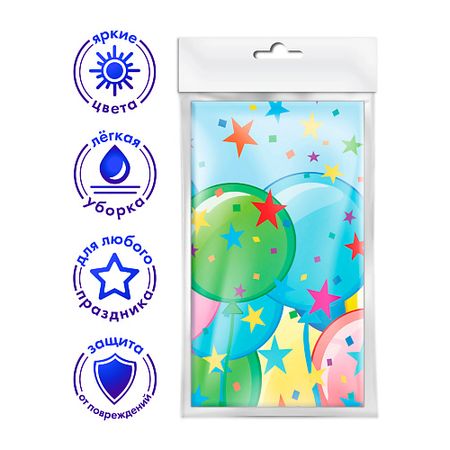 Скатерть ND PLAY Скатерть Шары, 120х180 см ярко розовые фольгированные шары microplush