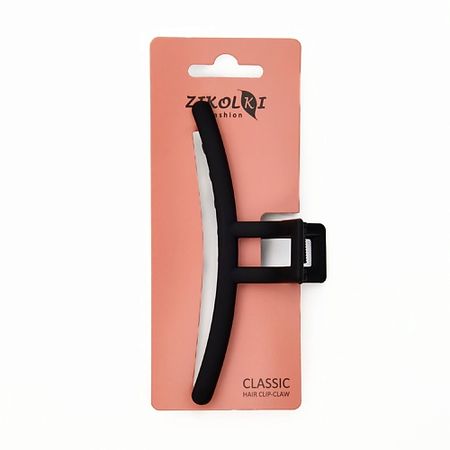 Заколка для волос ZIKOLKI STORE Заколка краб аксессуар для волос черный большой крабик большой ковёр из полиэстера