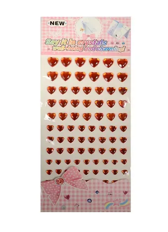 Кристаллы сердца, микс размеров