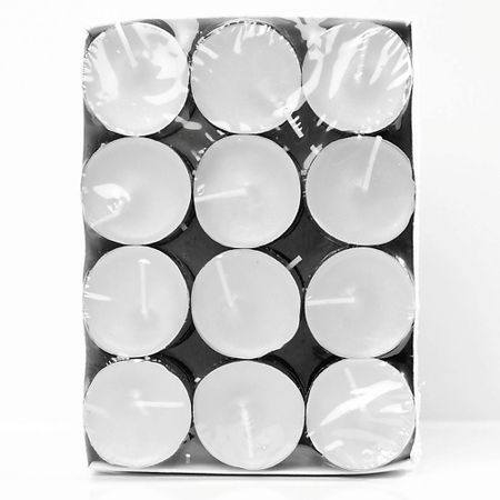 Набор декоративных свечей ИНДОКИТАЙ Набор свечей в гильзе, чайных без аромата алюминиевые чашки для чайных свечей abnp 150 шт