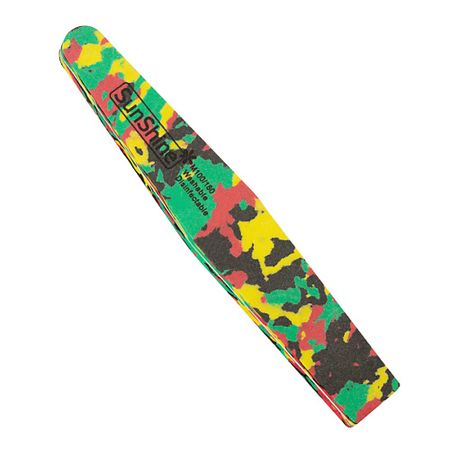 Пилка для ногтей SUNSHINE Пилка для шлифовки ромб камуфляж 100/180 S7RM