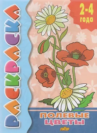 Раскр.2-4 года.Полевые цветы. (0+)